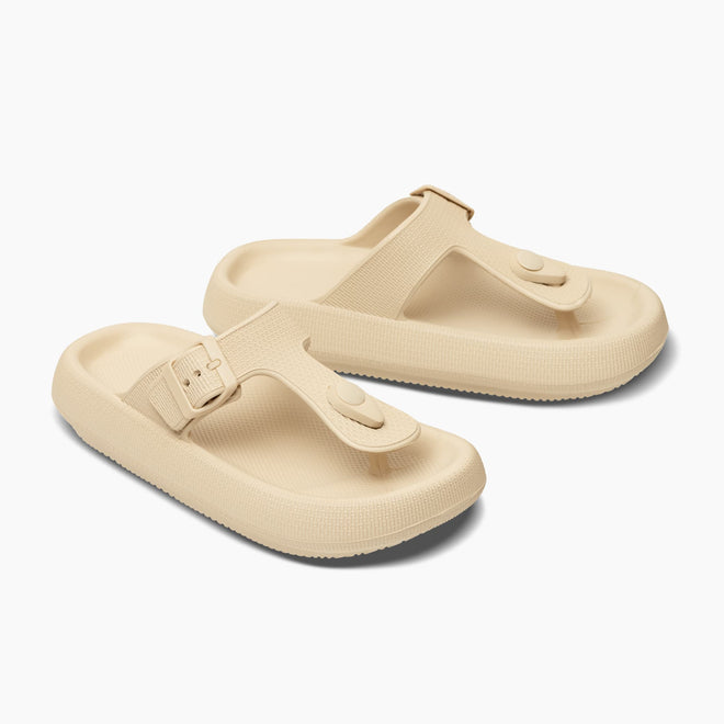 Cloud Slides - Men's Flip Flops with Adjustable Buckles