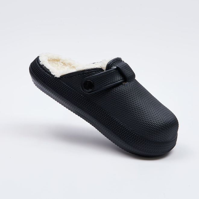 Cloud Clogs with Fur - Сloud Slides