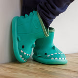 Kids Waterproof Shark Rain Boots